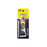 The manufacturer supplies 10g universal shoe glue
